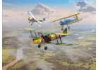 WWII Training Biplanes with Bücker Bü 131D - DH.82A Tiger Moth & Stearman PT-17 (Set of 3)