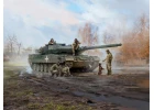 Leopard 2A6 of the Armed Forces of Ukraine with crew