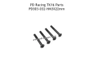 B head hex screw HM3*22 4pcs