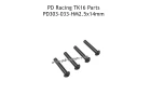B head hex screw HM2.5*14 4pcs