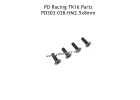 Flat Head Hex ScrewHM2.5*8 4pcs
