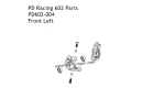 Fr. Left C hub unit 1pcs