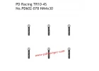 B head hex screw HM4*30 6pcs