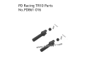 Slider Shaft Male Assembly 2PCS