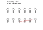 B head hex screw HM3*12 12pcs