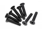 Flat Head Screw M3x16mm (2mm Hex Socket - 6Pcs)