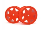 Ultra 7 Wheels Orange 30mm (2Pcs