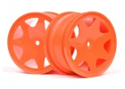 Ultra 7 Wheels Orange 35mm (2Pcs)