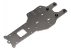 Rear Chassis Plate - Gunmetal