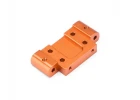 HPI Aluminium Front Suspension Arm Mount (3 Deg/Orange)