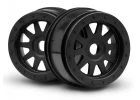 HPI Tr-10 Glue-Lock Wheel Black (120X60mm/2Pcs)