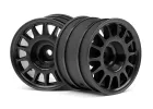 HPI WR8 Rally Off Road Wheels - 48 x 33mm - Black (2)