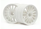 HPI WR8 White Tarmac Wheels (2) - 57 x 35mm