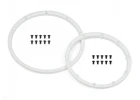 HPI Baja Bead Lock Rings - White - 1 Pair (Fits 2 Wheels)