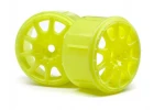 HPI Micro RS4 Rally Wheel 17mm - Yellow - 4 Pack