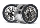 HPI Split 8 2.2 Truck Wheels - Chrome - 1 Pair
