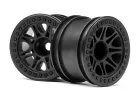 HPI Split 8 2.2 Truck Wheels - Black - 1 Pair