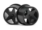 HPI Baja Q32 Super Star Wheel Set - Black - 4 Pack