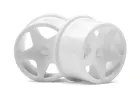 HPI Baja Q32 Super Star Wheel Set - White - 4 Pack