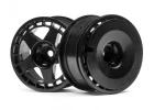 HPI Fifteen52 Turbomac Wheels - Black - 26mm - 1 Pair