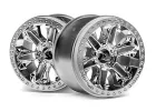 HPI 6-Shot ST Wheel (Chrome/2Pcs)