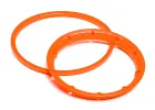 HPI Heavy Duty Wheel Bead Lock Rings (Orange/For 2 Wheels)