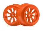 HPI 8-Shot SC Wheel (Orange/2Pcs)