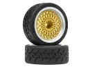 BBS RS Wheels Silver/Gold 26mm (6mm Offset)