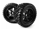 HPI Goliath Tyres Pre Mounted on 3251 Tremor Black Wheels (2)