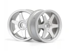 TE37 Wheel 26mm Matte Chrome (3mm Offset)