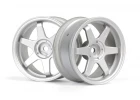 TE37 Wheel 26mm Matte Chrome (3mm Offset)