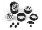 CS-10 Beadlock Wheel 1.2in (Chrome/4pcs)