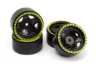 CL-5 Beadlock Wheel 1.2in (Green/4pcs)
