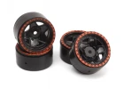 CL-5 Beadlock Wheel 1.2in (Red/4pcs)
