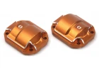 Aluminium Diff Cover (Orange/2pcs)