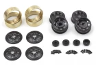 HPI CS-8 Steel Beadlock Wheels - Black - 1.2in (4)