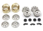 CS-8 Steel Beadlock Wheel 1.2in (Silver/4pcs)