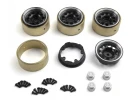 CS-10 Aluminium Wheel 1.2in (Black/4pcs)