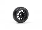 TSMK5-10 Drift Wheel/Tire Set 22x11mm (Black/4pcs)