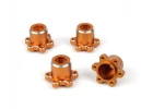Aluminium MT Wheel Hex +2.5mm (Orange/4pcs)