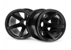 HPI Super Star MT Wheels Front (Black/2.2In/2Pcs)