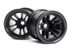 Split 5 Truck Wheel Black - Firestorm - Hex Fit