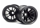 Split 5 Truck Wheel Black - Firestorm - Hex Fit
