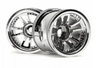 Split 5 Truck Wheel Chrome - Fits HPI Nitro MT - pair