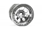 Rock 8 Beadlock 2.2 Inch Wheel - Chrome - Pair