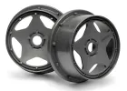 HPI Baja 5B Super Star Wheel - Gunmetal - Front - Pair