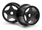 HPI Baja 5B Super Star Wheel - Black - Rear - Pair