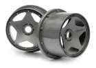 HPI Baja 5B Super Star Wheel - Gunmetal - Rear - Pair