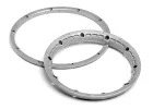 Heavy Duty Wheel Bead Lock Rings for HPI Baja 5B - Silver (1 Pair - fits 2 Wheels)