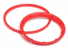 Heavy Duty Wheel Bead Lock Rings for HPI Baja 5B - Red (1 Pair - fits 2 Wheels)